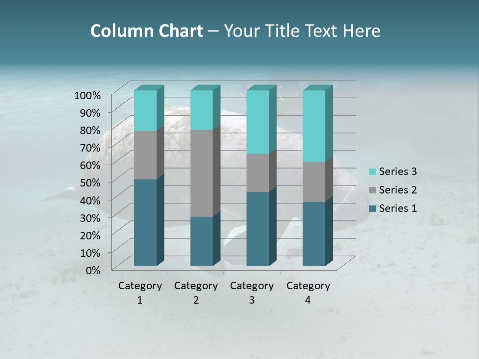 Tropical Bottom Crystal PowerPoint Template