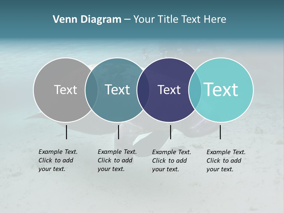 Tropical Bottom Crystal PowerPoint Template