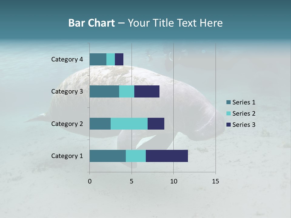 Tropical Bottom Crystal PowerPoint Template