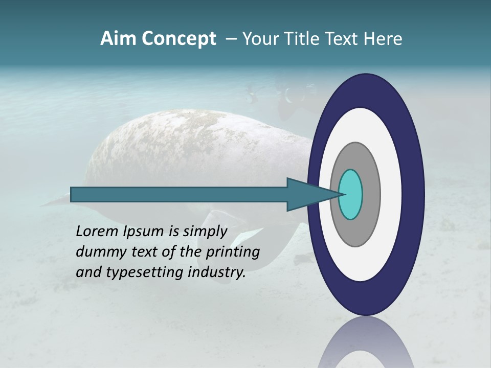 Tropical Bottom Crystal PowerPoint Template