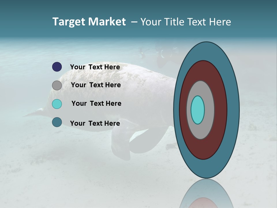 Tropical Bottom Crystal PowerPoint Template