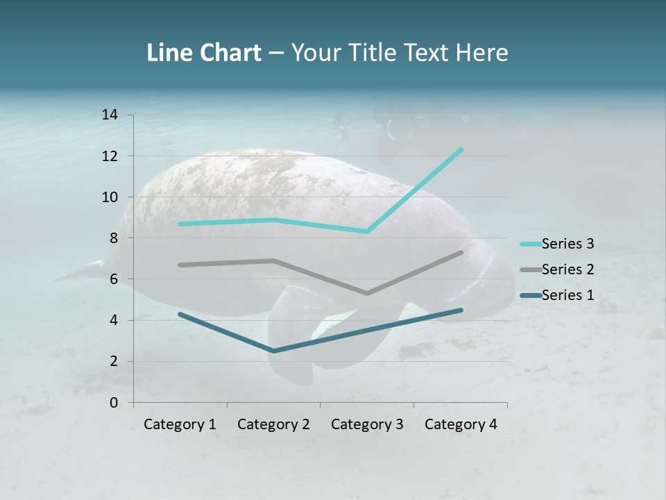 Tropical Bottom Crystal PowerPoint Template