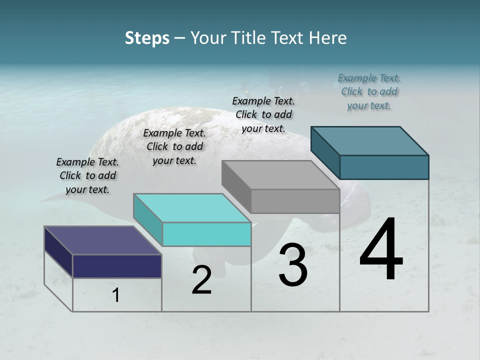 Tropical Bottom Crystal PowerPoint Template