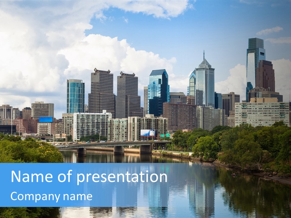 Place Skyline Business PowerPoint Template