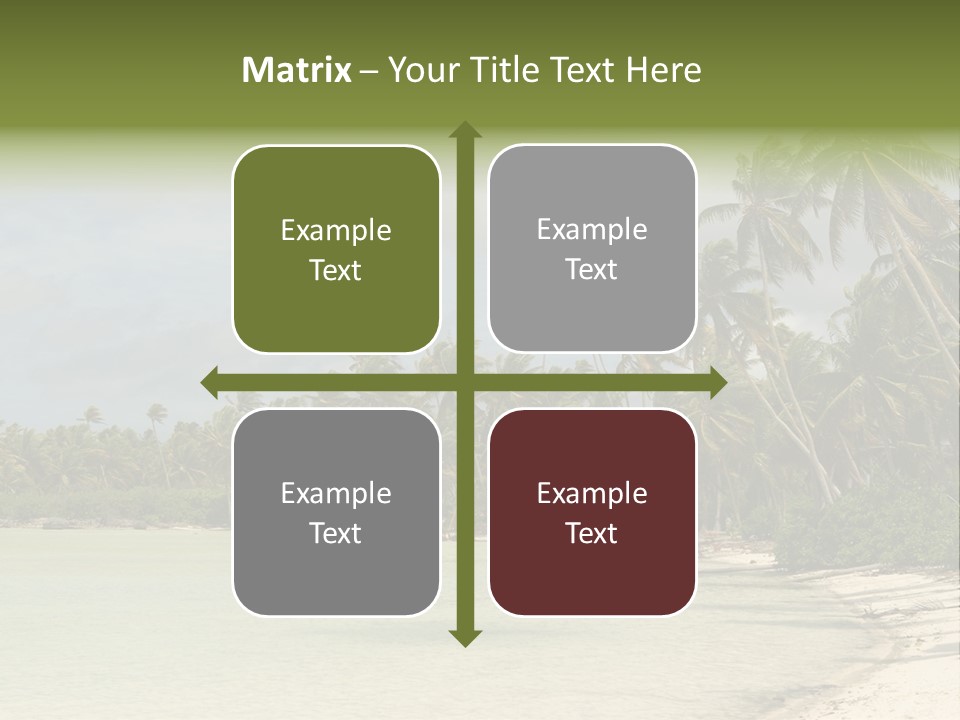 Atoll Palm Pacific PowerPoint Template