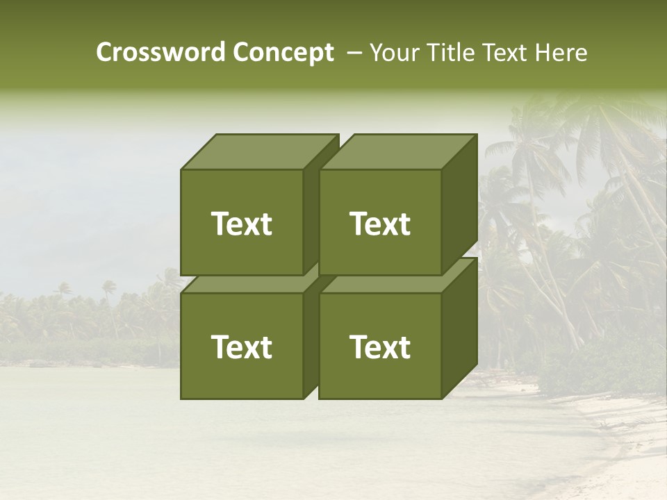 Atoll Palm Pacific PowerPoint Template