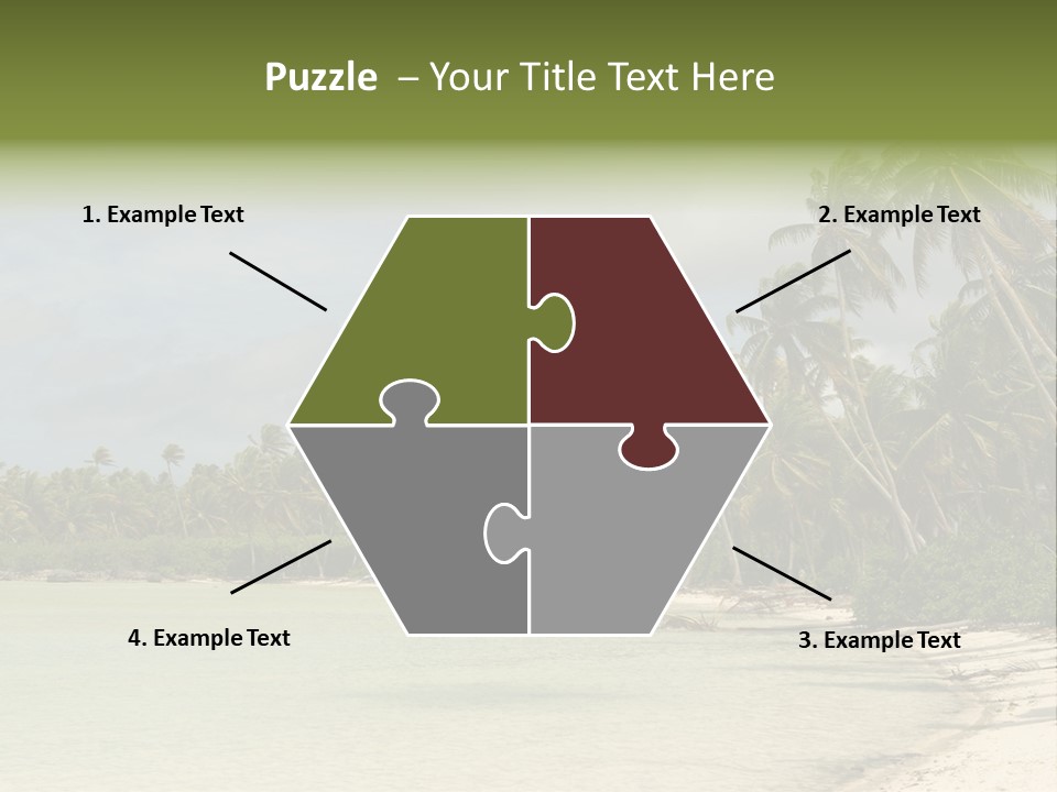 Atoll Palm Pacific PowerPoint Template