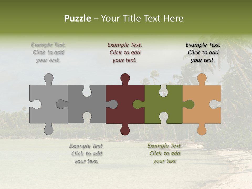 Atoll Palm Pacific PowerPoint Template