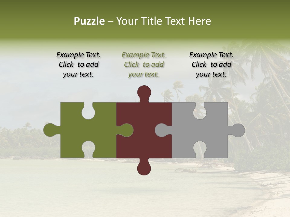 Atoll Palm Pacific PowerPoint Template