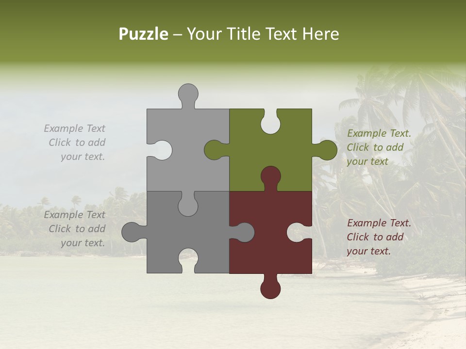 Atoll Palm Pacific PowerPoint Template