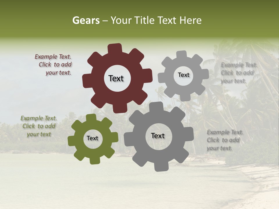 Atoll Palm Pacific PowerPoint Template