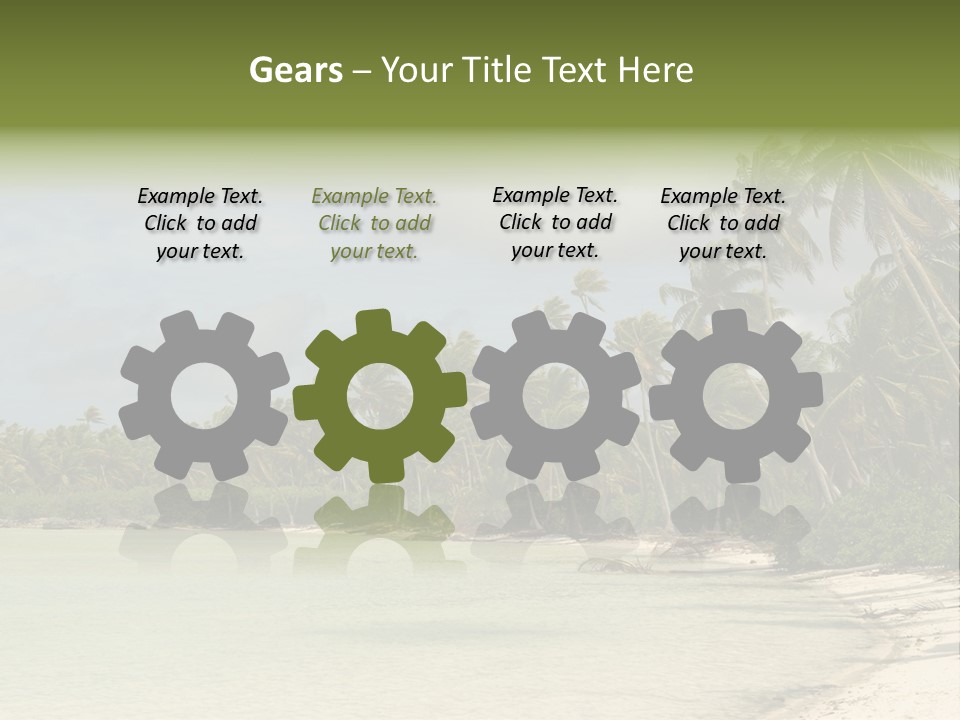 Atoll Palm Pacific PowerPoint Template