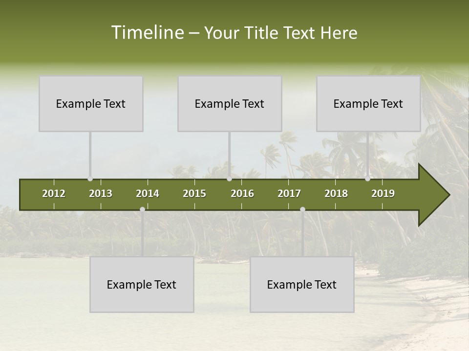 Atoll Palm Pacific PowerPoint Template