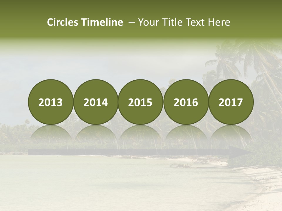 Atoll Palm Pacific PowerPoint Template