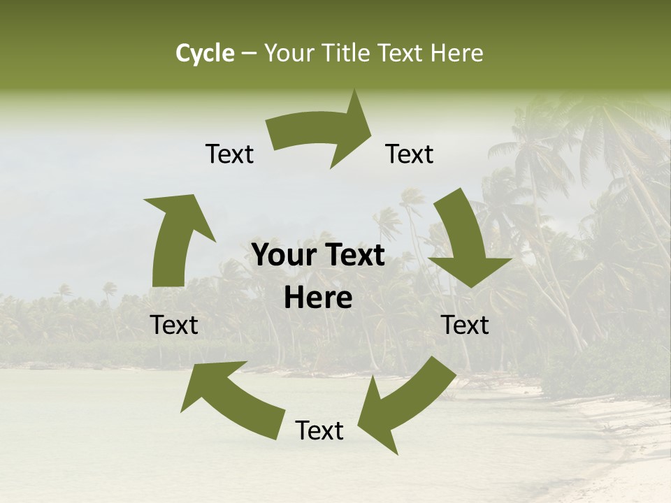 Atoll Palm Pacific PowerPoint Template
