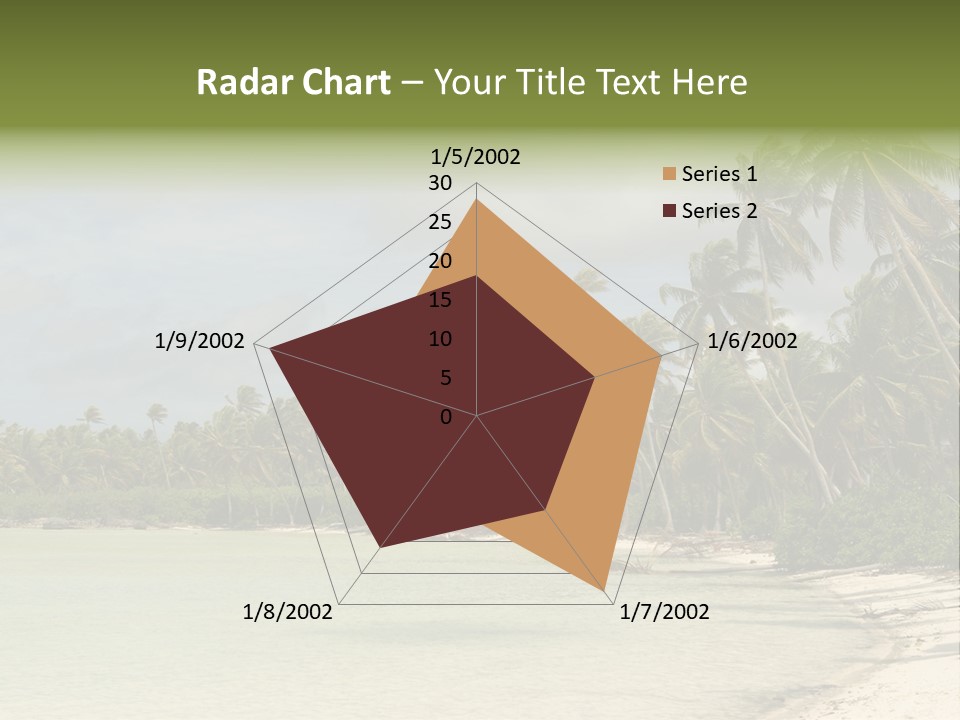 Atoll Palm Pacific PowerPoint Template