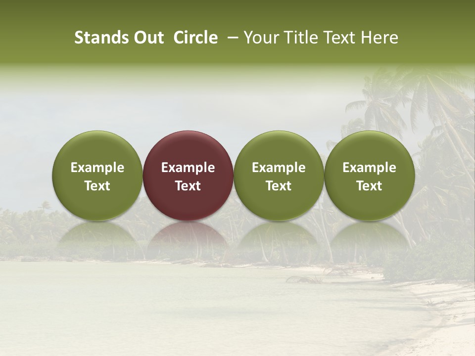 Atoll Palm Pacific PowerPoint Template