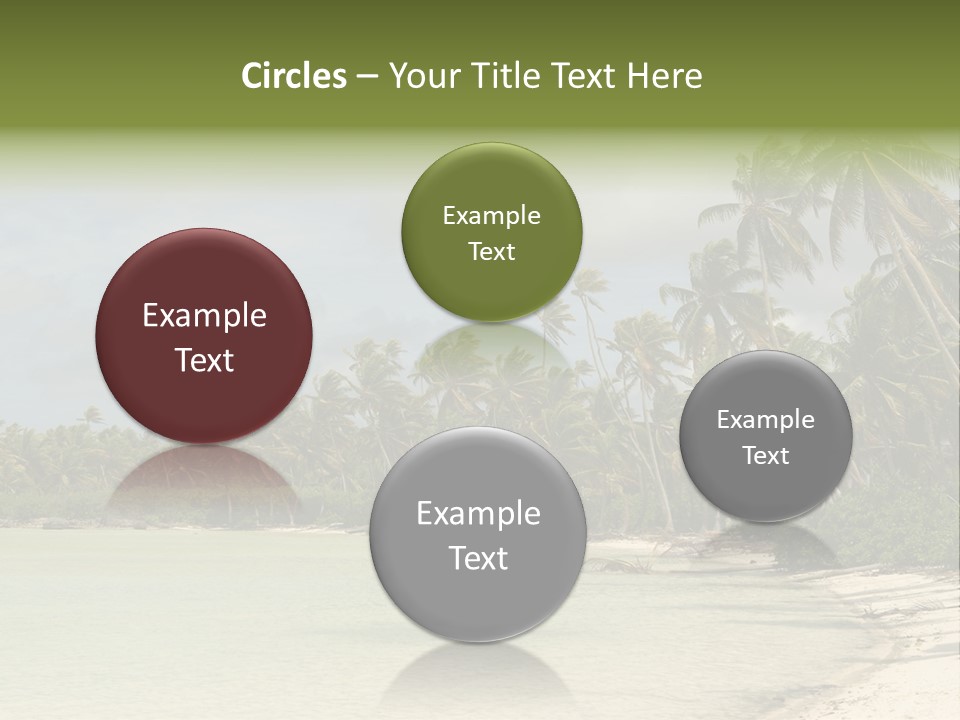 Atoll Palm Pacific PowerPoint Template