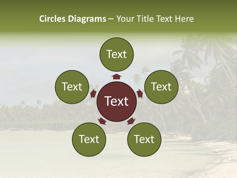 Atoll Palm Pacific PowerPoint Template