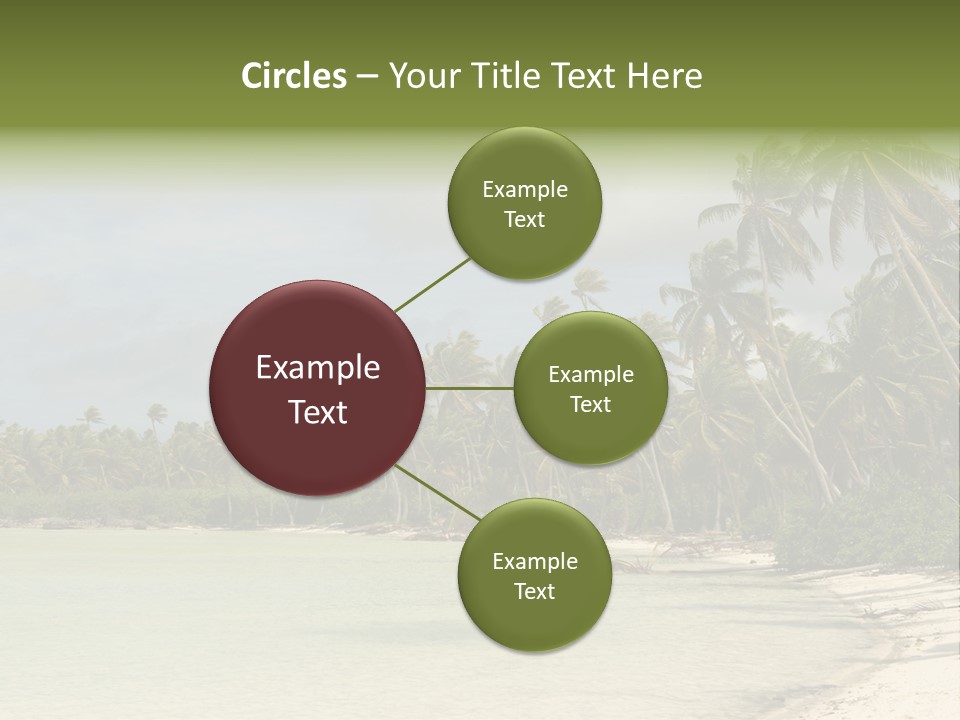 Atoll Palm Pacific PowerPoint Template