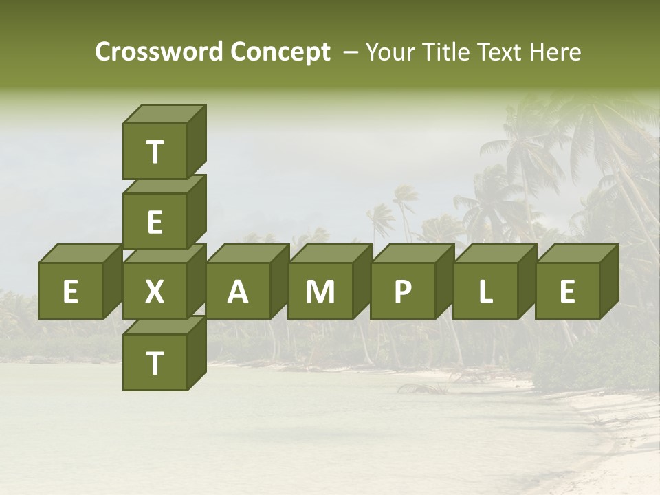 Atoll Palm Pacific PowerPoint Template