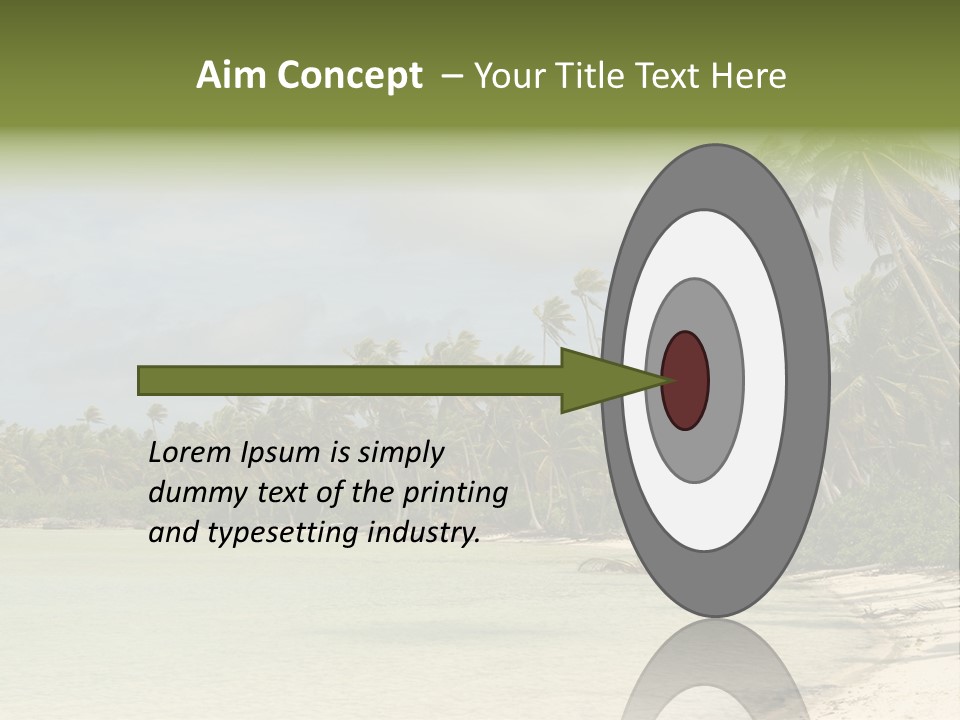 Atoll Palm Pacific PowerPoint Template