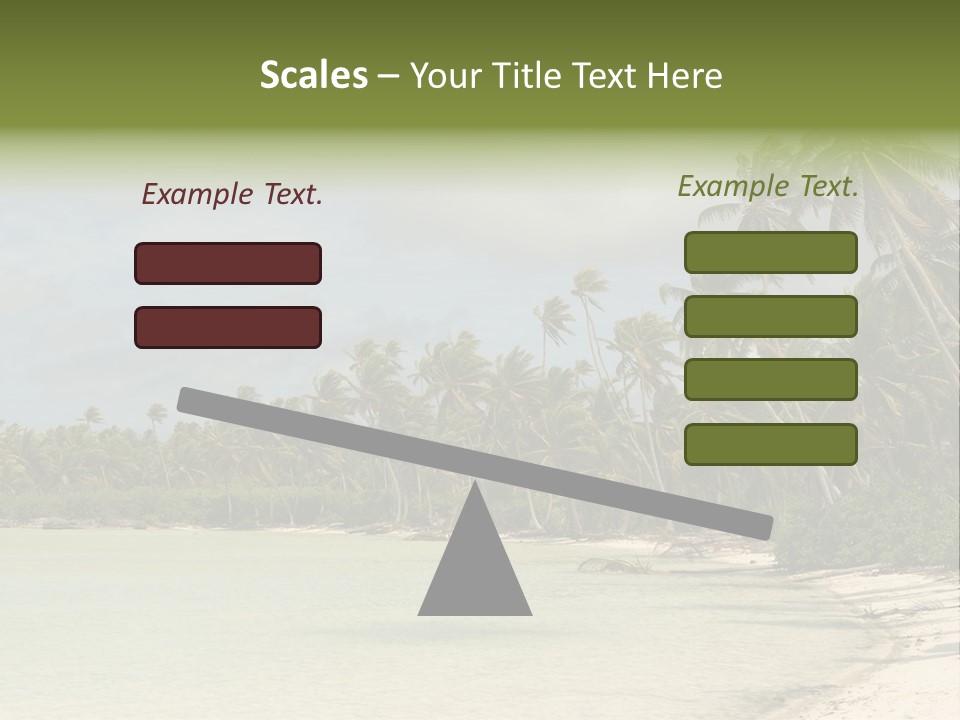 Atoll Palm Pacific PowerPoint Template
