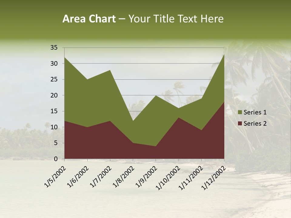 Atoll Palm Pacific PowerPoint Template