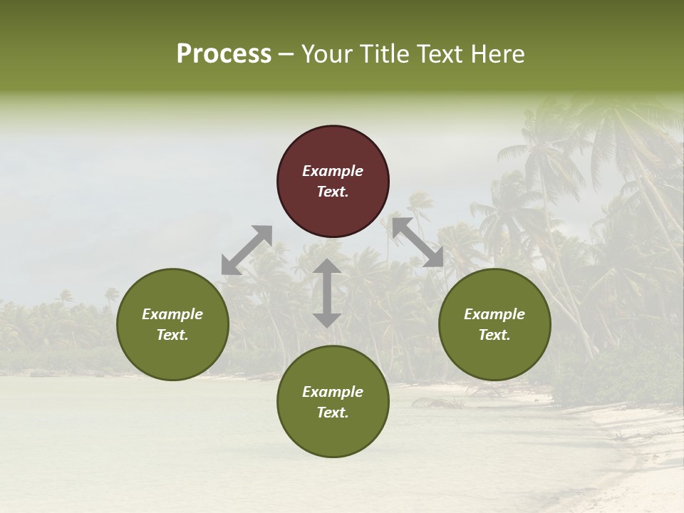 Atoll Palm Pacific PowerPoint Template