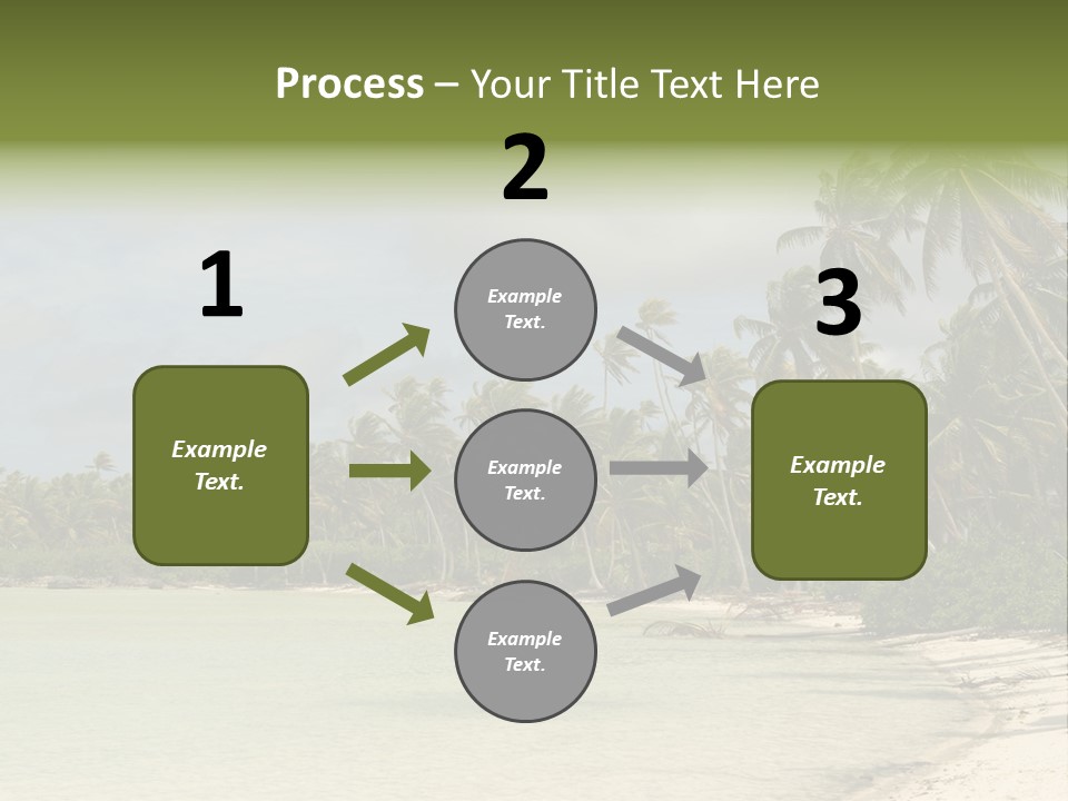 Atoll Palm Pacific PowerPoint Template
