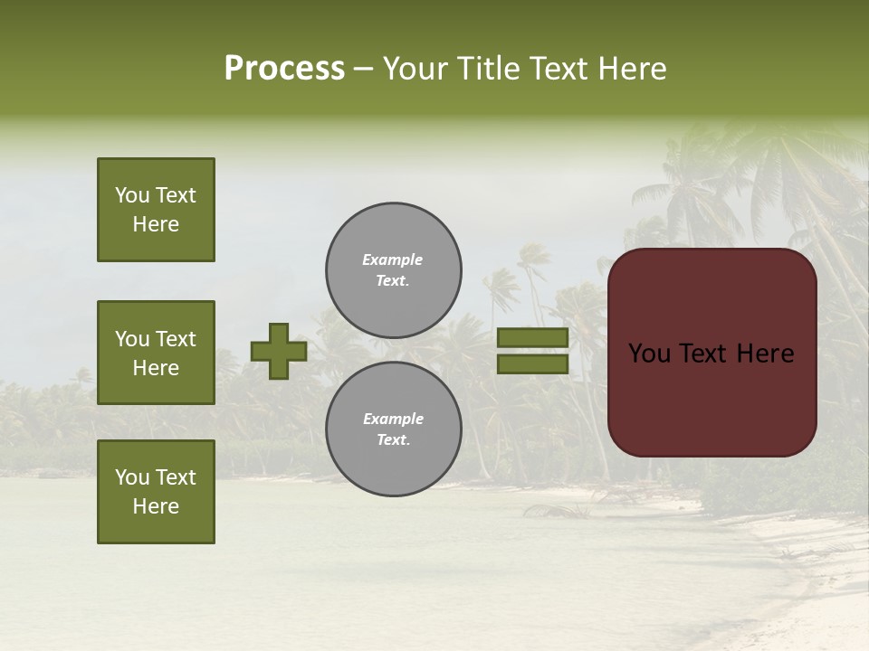 Atoll Palm Pacific PowerPoint Template