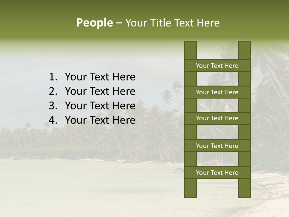 Atoll Palm Pacific PowerPoint Template