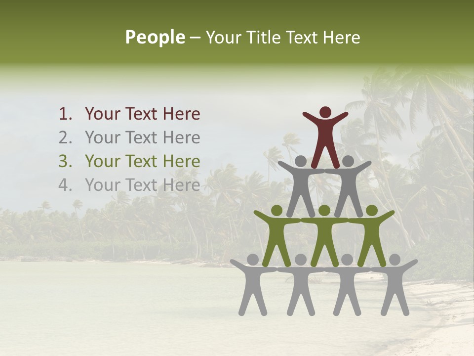 Atoll Palm Pacific PowerPoint Template
