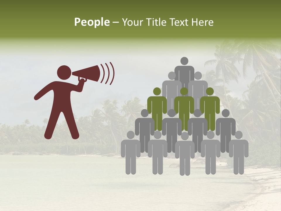 Atoll Palm Pacific PowerPoint Template