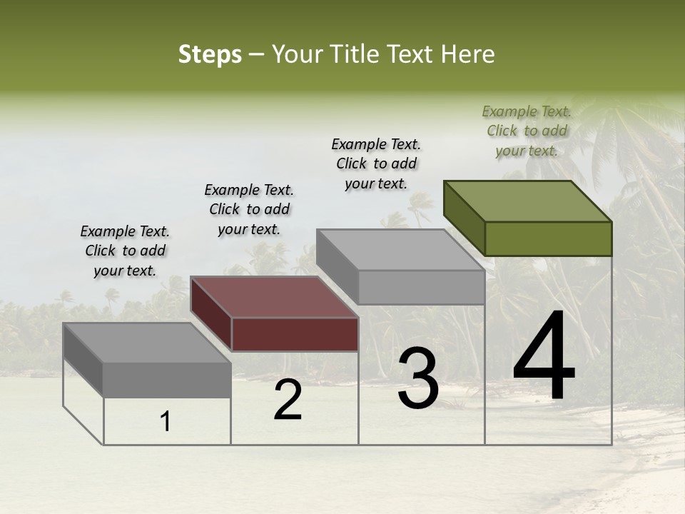 Atoll Palm Pacific PowerPoint Template