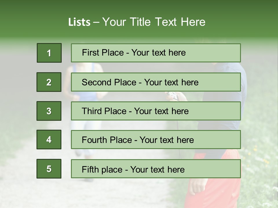 Woman Instructor Recreation PowerPoint Template