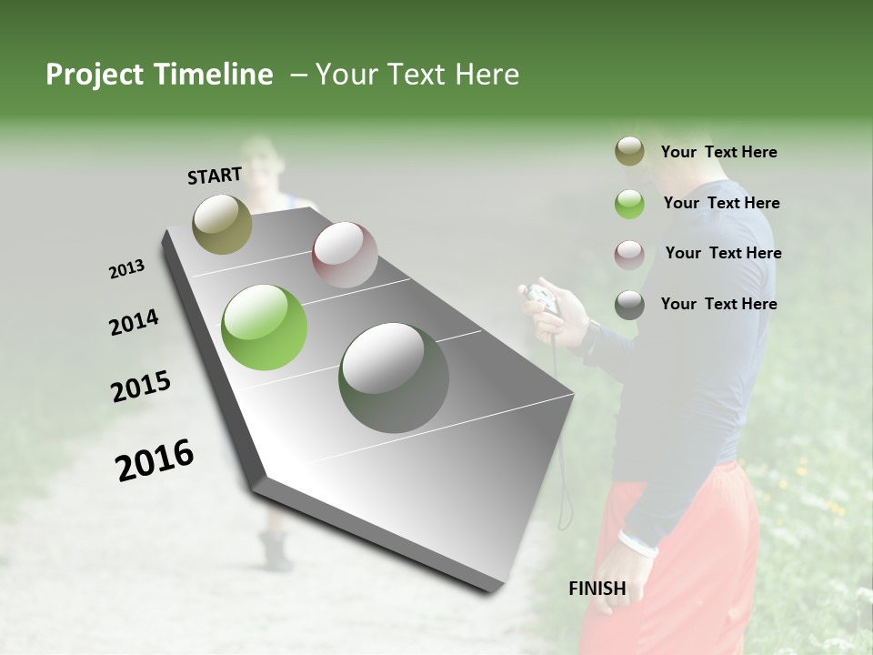 Woman Instructor Recreation PowerPoint Template