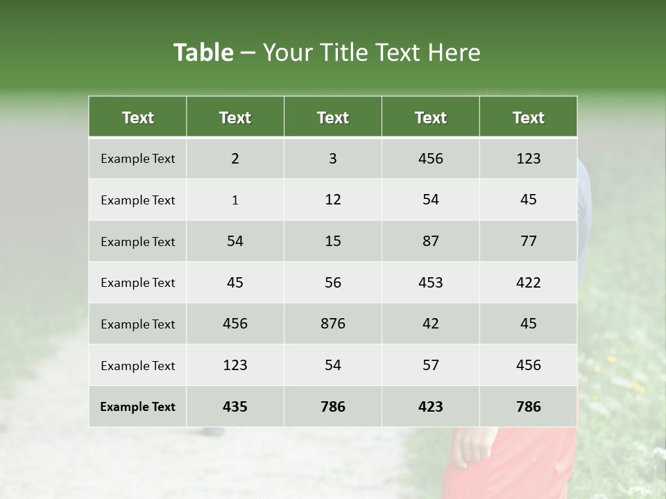 Woman Instructor Recreation PowerPoint Template