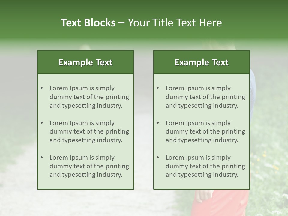 Woman Instructor Recreation PowerPoint Template