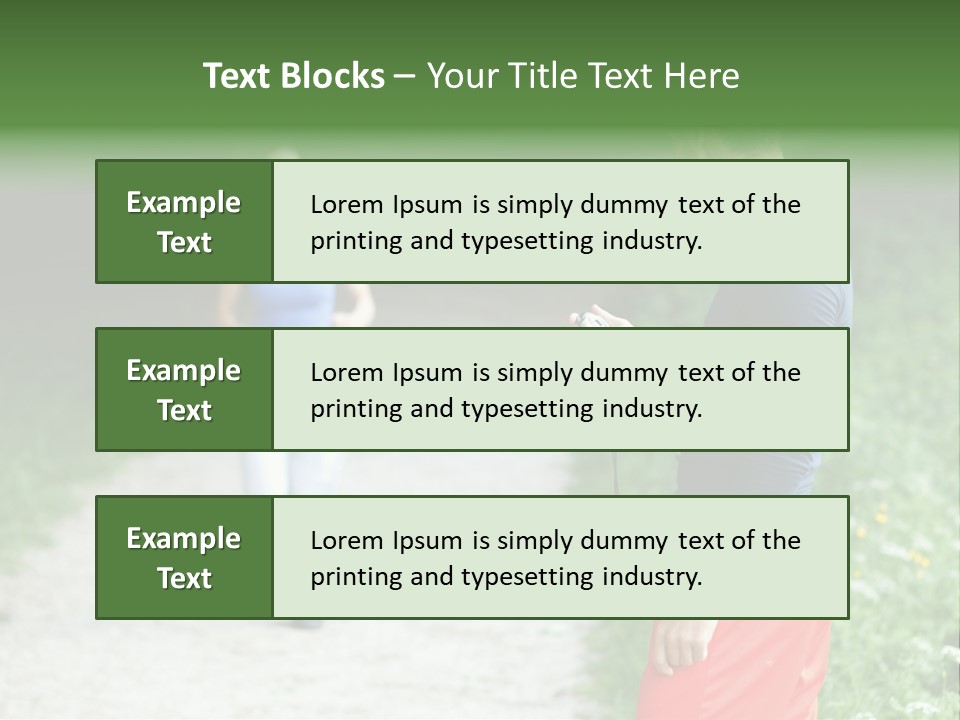 Woman Instructor Recreation PowerPoint Template