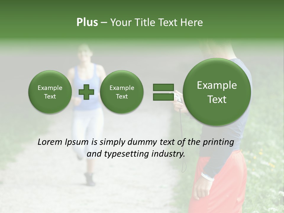 Woman Instructor Recreation PowerPoint Template