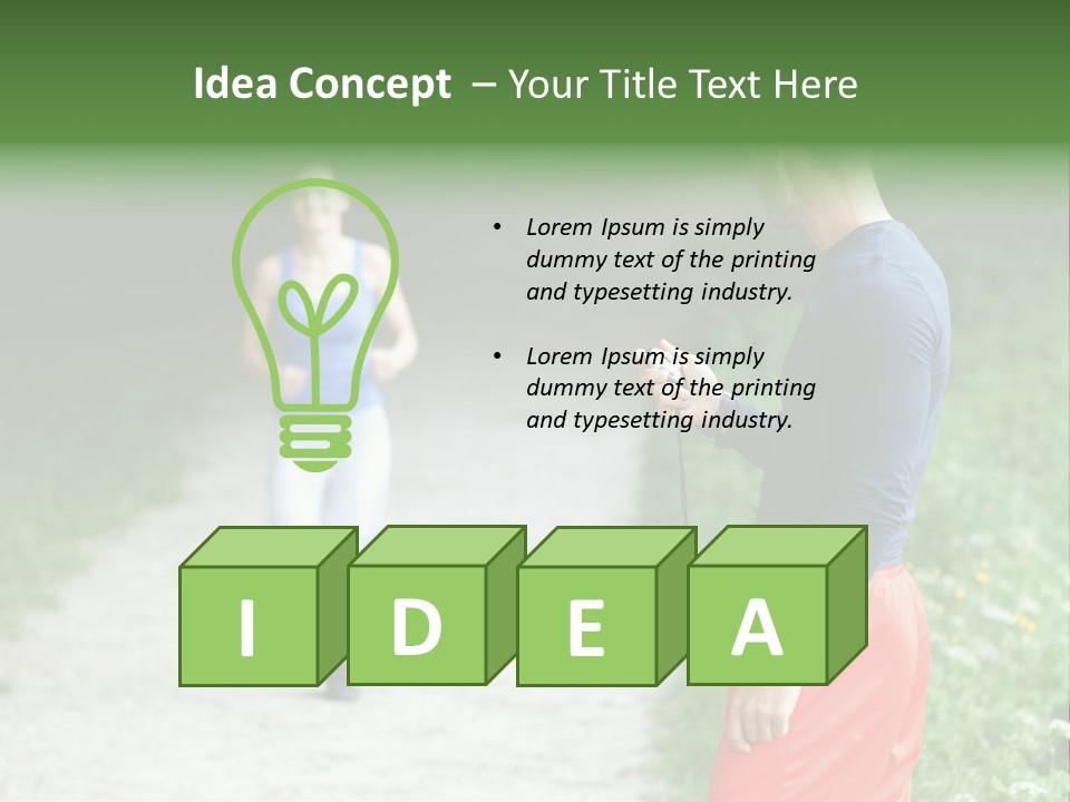 Woman Instructor Recreation PowerPoint Template