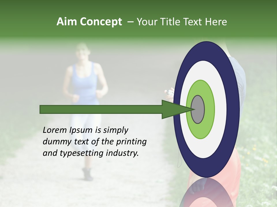 Woman Instructor Recreation PowerPoint Template
