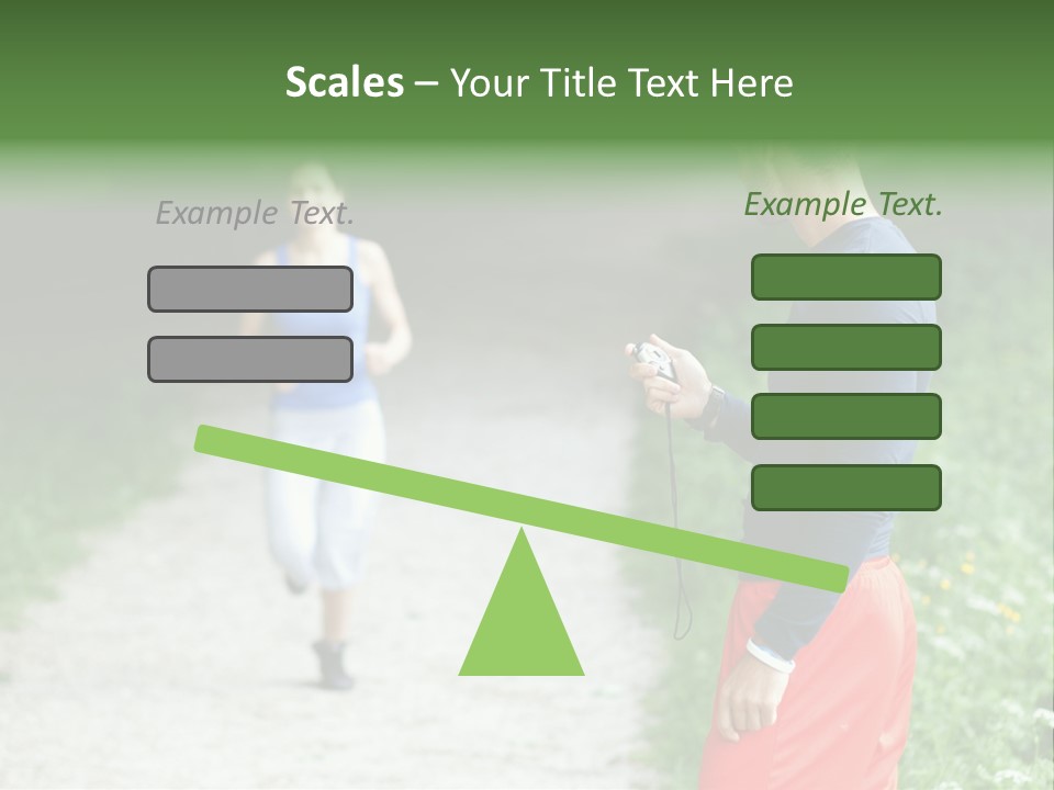 Woman Instructor Recreation PowerPoint Template