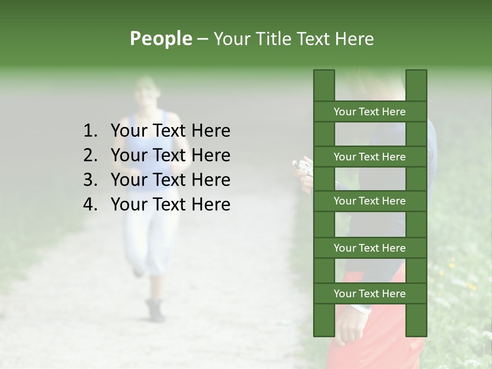 Woman Instructor Recreation PowerPoint Template