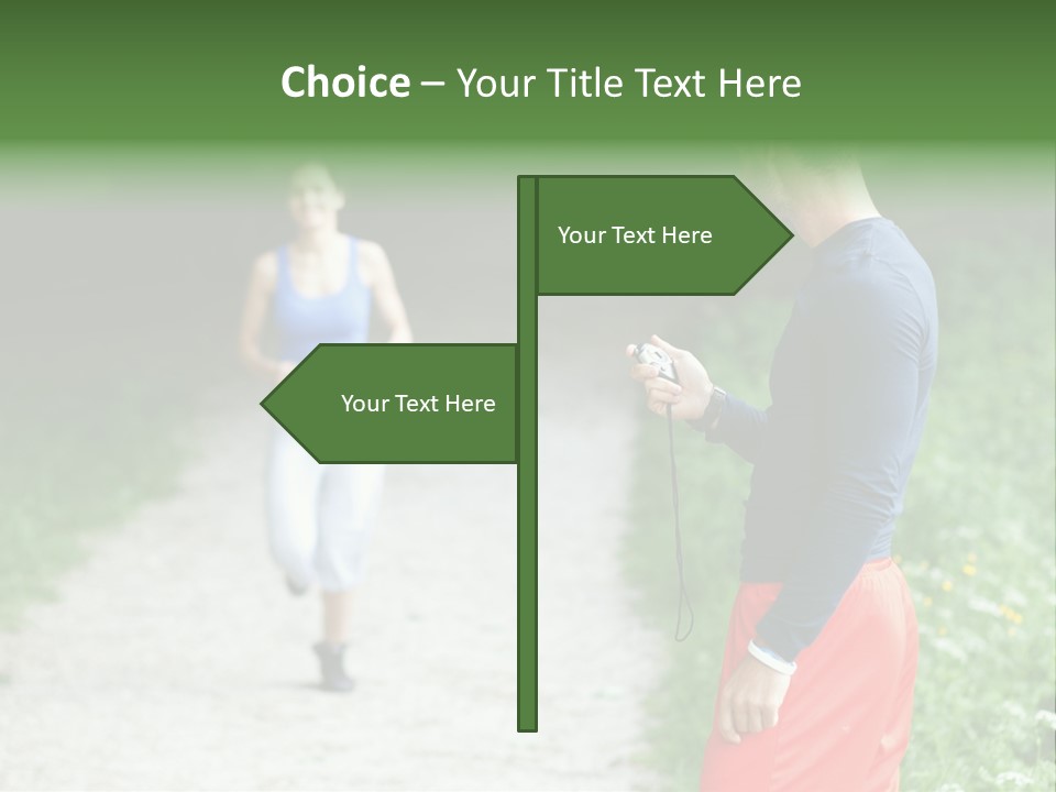 Woman Instructor Recreation PowerPoint Template