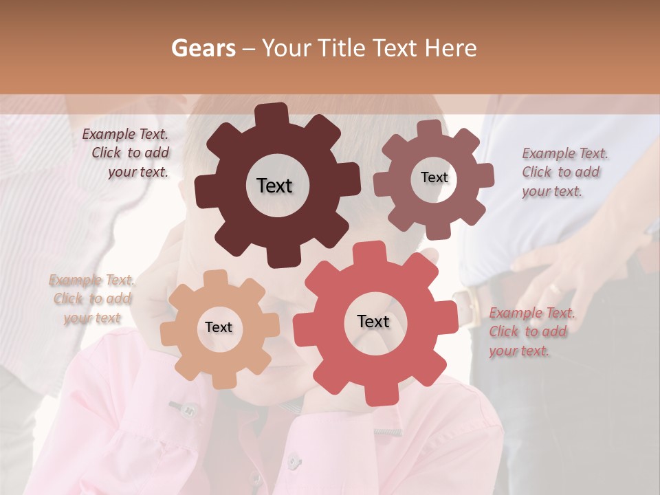 Yelling Parent Woman PowerPoint Template