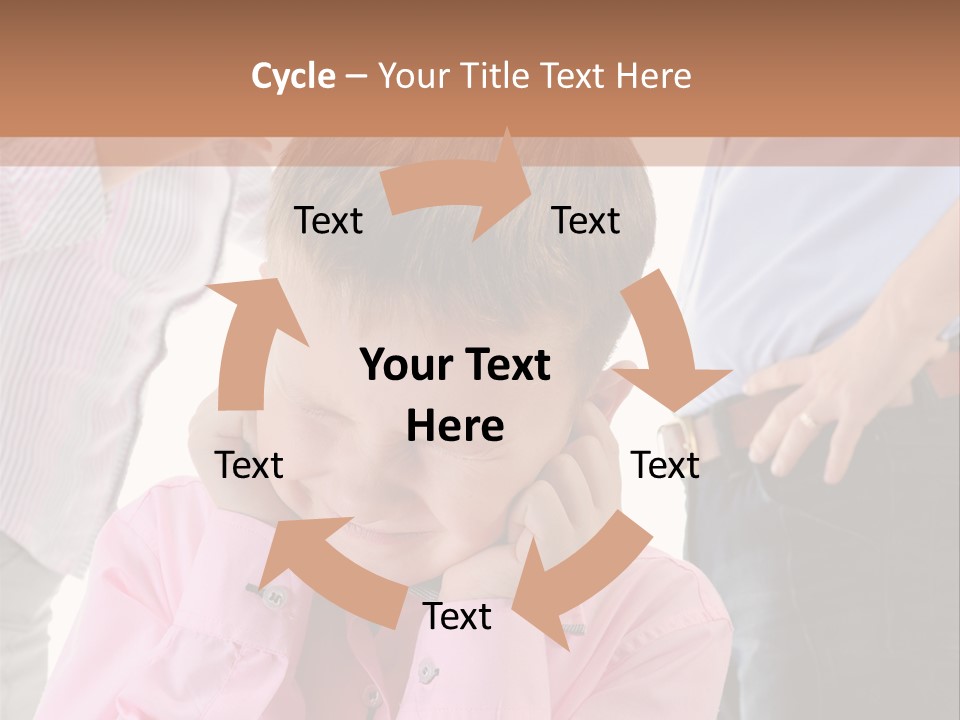 Yelling Parent Woman PowerPoint Template