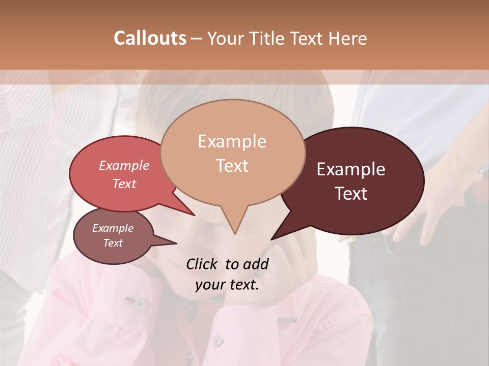 Yelling Parent Woman PowerPoint Template