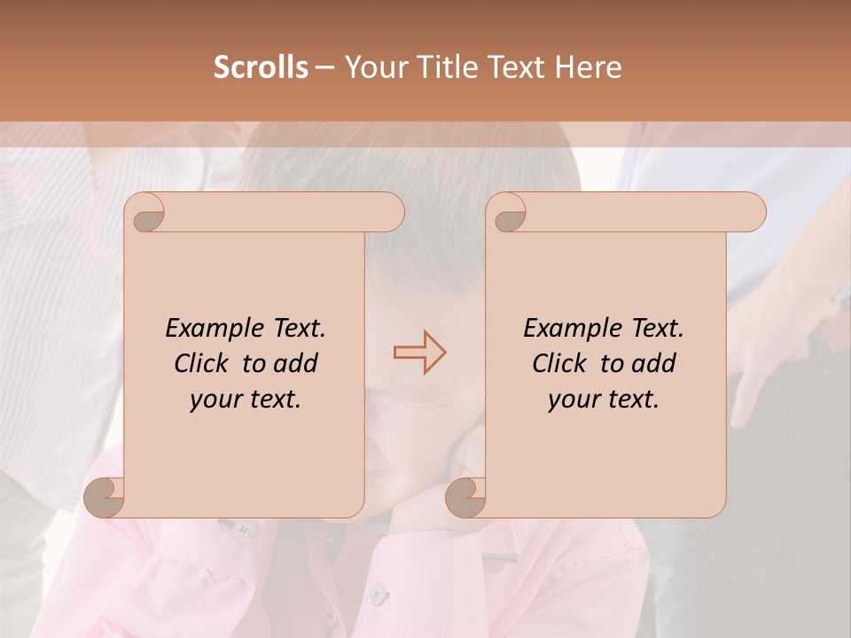 Yelling Parent Woman PowerPoint Template